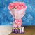 12 Carnations In Pink Paper Packing 5 Dairy Milk