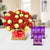 16 Red Roses 16 Ferrero Rochers in Red Ribbon Wrap 5 Dairy Milk Silk Chocolate Weight 70 gm each