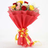 10 Mixed Colored Carnations