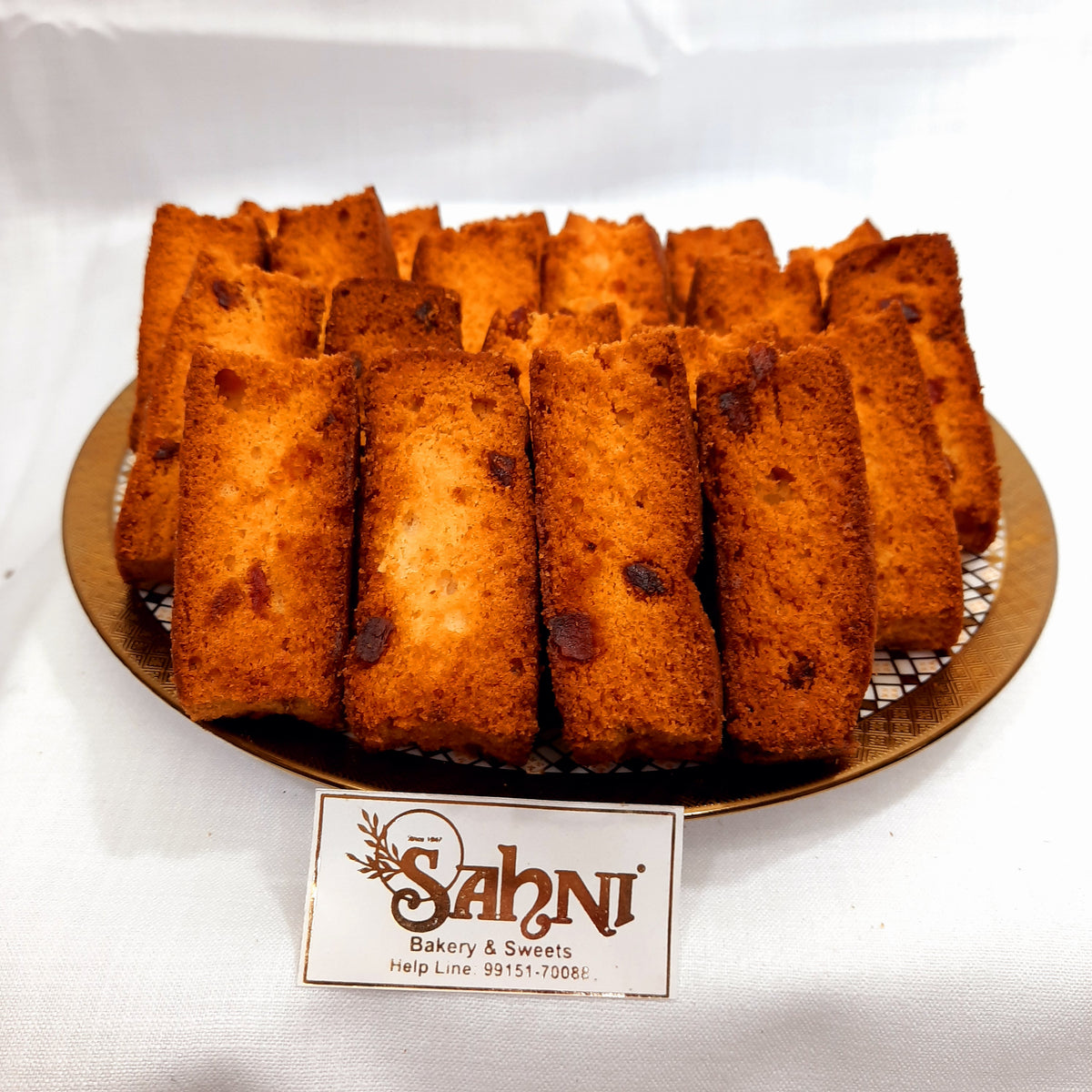 Shani Rusk Cake FRUIT CAKE RUSK – SahniBakery