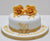 50th-anniverssary GOLDEN ROSE CAKE