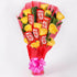 12 YELLOW ROSES 6 KITKATS