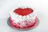 Fondant Heart Red velvet Cake