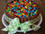 Kit-Kat-GEMS Cake
