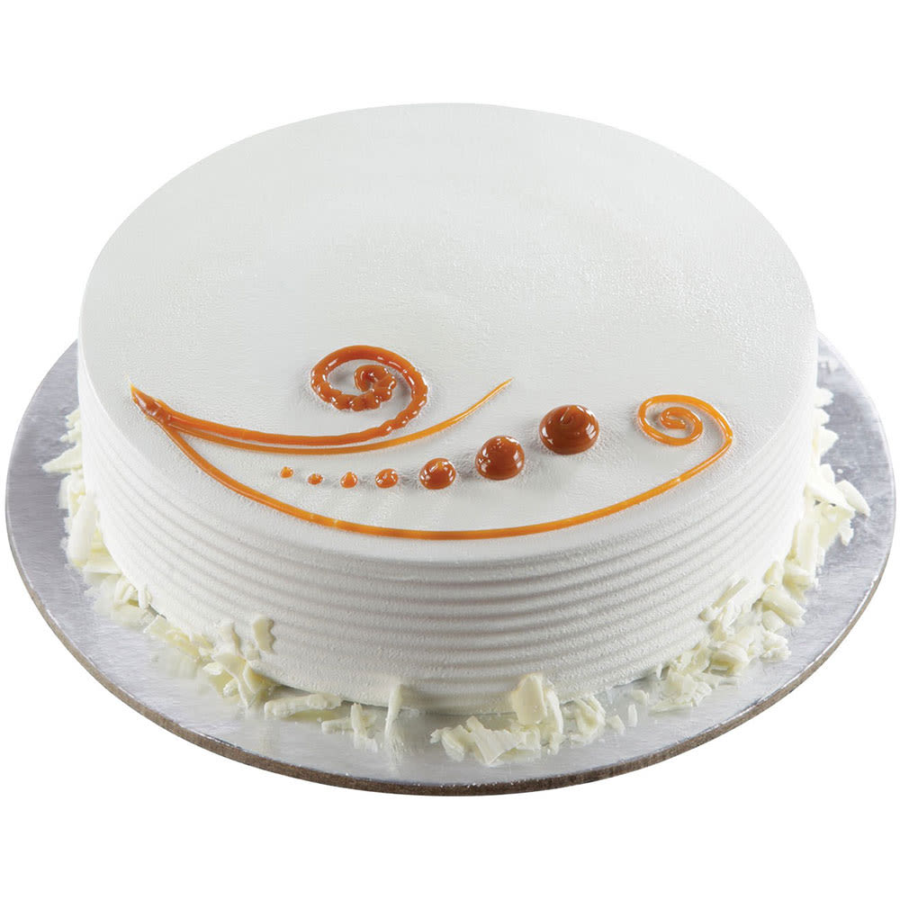 Floral Design Vanilla Cake Half Kg