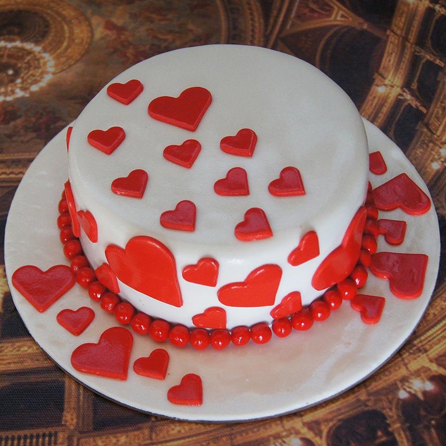 Hidden Heart Valentines Cake - Love in Every Slice - Boulder Locavore